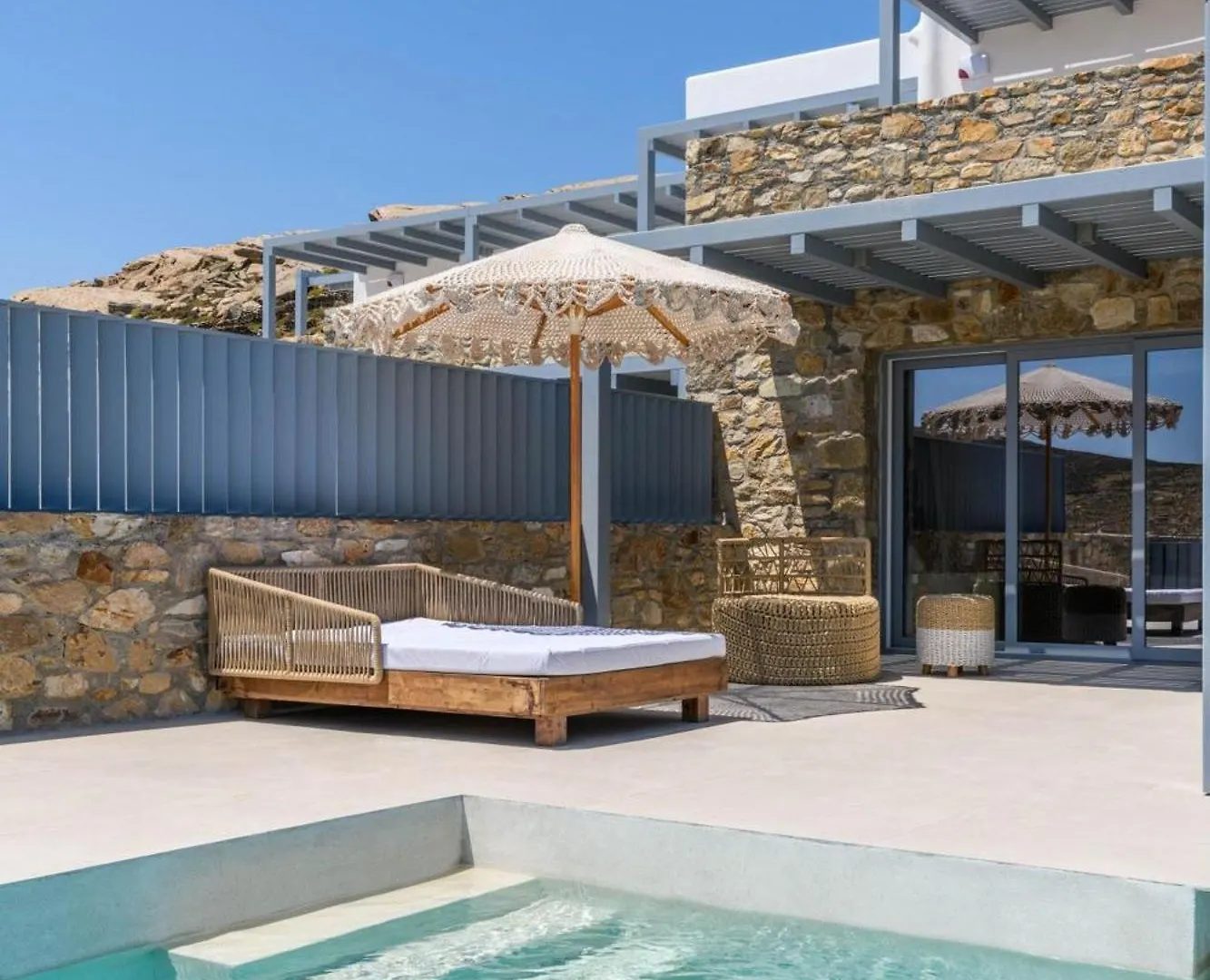 Villa Eden In Elia Mykonos 法蒂亚 希腊